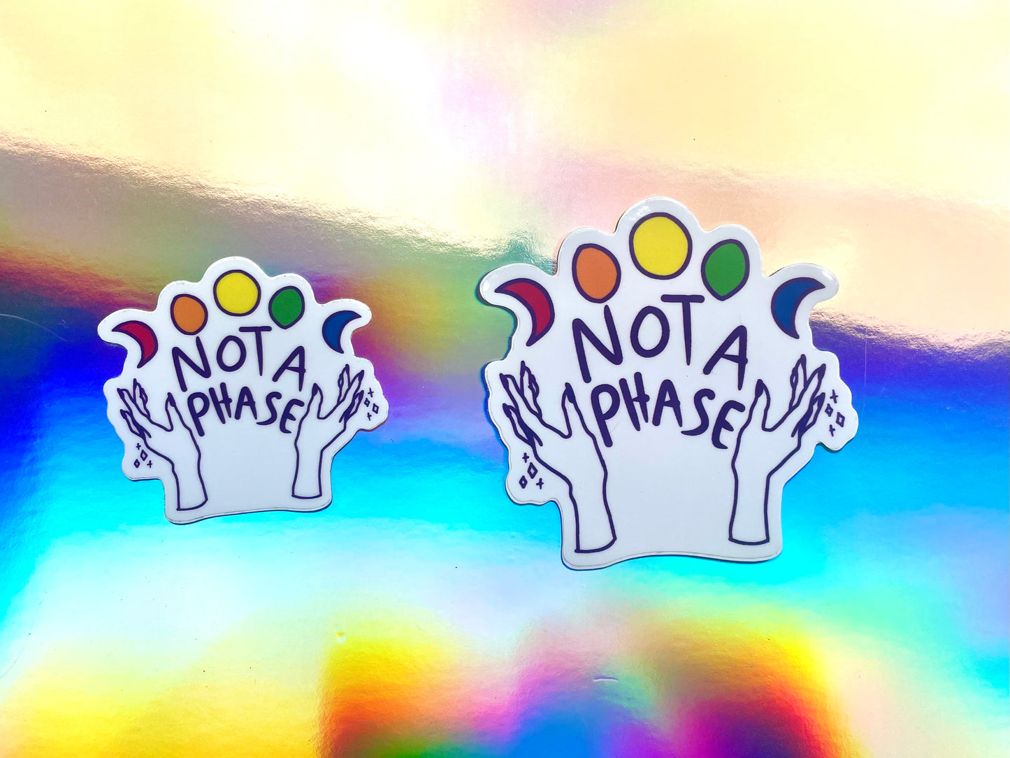 LARGE SIZE SALE - Not a Phase Stickers