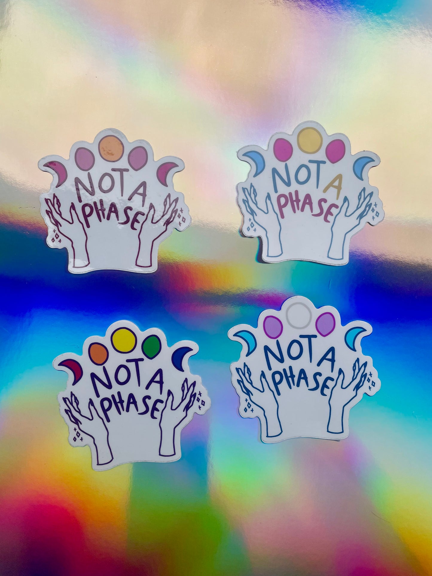 LARGE SIZE SALE - Not a Phase Stickers